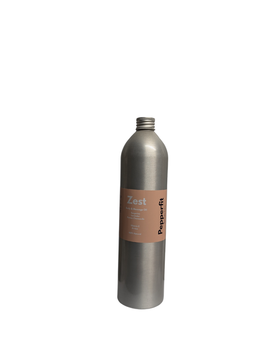 Professional Body & Massage Oil - Zest 1 ltr
